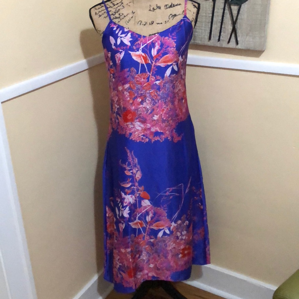 Banana Republic Size 2 royal purple slip dress